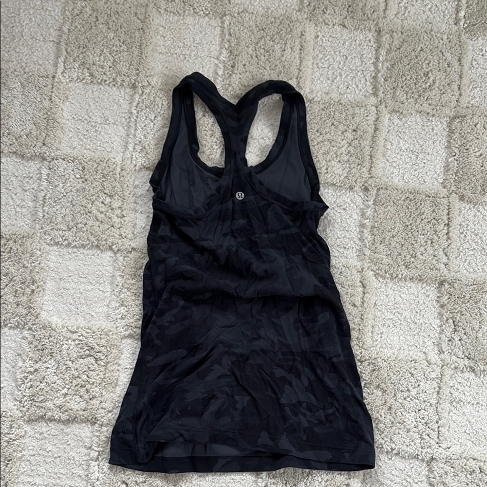 lululemon athletica Black Racerback Tank Top